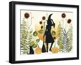 The Witch's Garden II-Grace Popp-Framed Art Print