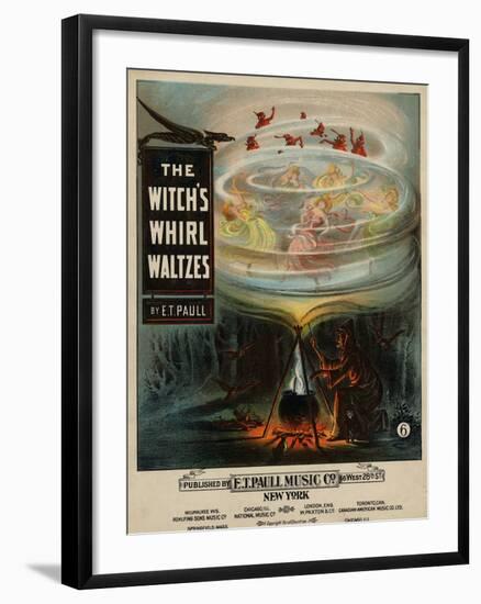 The Witch's Whirl Waltzes, Sam DeVincent Collection, National Museum of American History-null-Framed Art Print