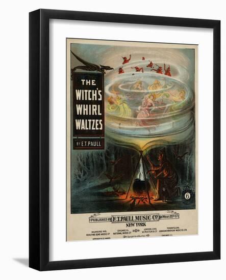 The Witch's Whirl Waltzes, Sam DeVincent Collection, National Museum of American History-null-Framed Art Print