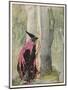 The Witch Spies on Rapunzel-Anne Anderson-Mounted Art Print