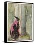 The Witch Spies on Rapunzel-Anne Anderson-Framed Stretched Canvas