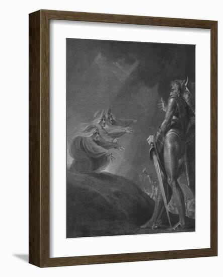 'The Witches Appear to Macbeth and Banquo', c1820-William Bromley-Framed Giclee Print