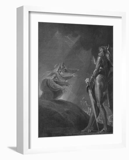 'The Witches Appear to Macbeth and Banquo', c1820-William Bromley-Framed Giclee Print