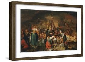 The Witches' Kitchen, Early 17th C-Frans Francken the Younger-Framed Giclee Print