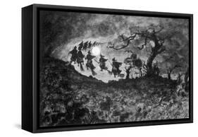 the Witches' Ride'-null-Framed Stretched Canvas