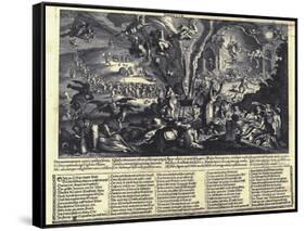 The Witches' Sabbat-Matthäus Merian the Elder-Framed Stretched Canvas