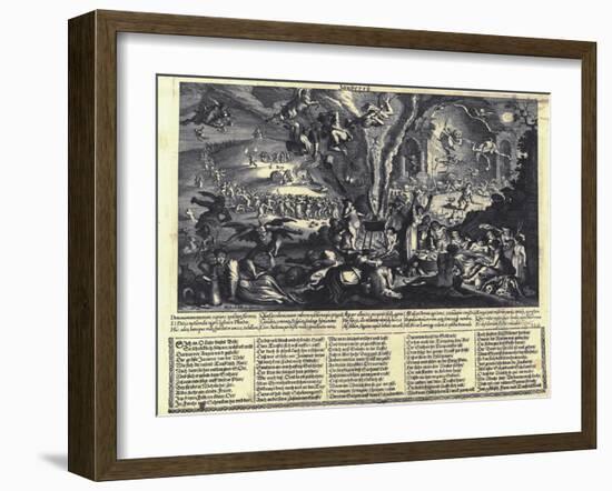 The Witches' Sabbat-Matthäus Merian the Elder-Framed Giclee Print