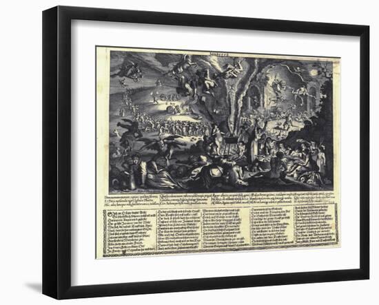 The Witches' Sabbat-Matthäus Merian the Elder-Framed Giclee Print