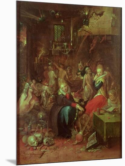 The Witches' Sabbath, 1606-Frans Francken the Younger-Mounted Giclee Print