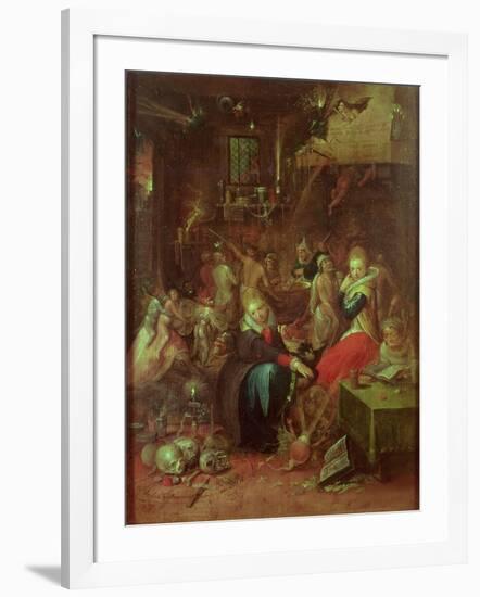 The Witches' Sabbath, 1606-Frans Francken the Younger-Framed Giclee Print