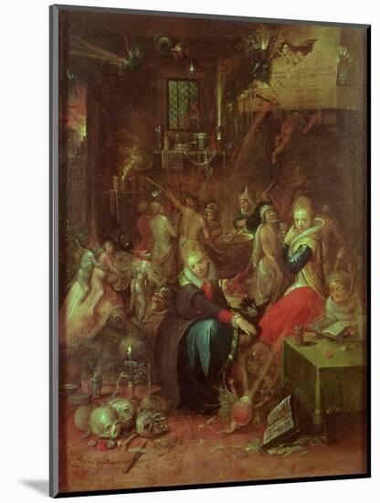 The Witches' Sabbath, 1606-Frans Francken the Younger-Mounted Giclee Print