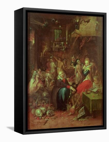 The Witches' Sabbath, 1606-Frans Francken the Younger-Framed Stretched Canvas