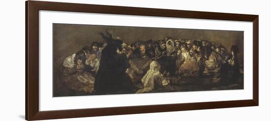 The Witches Sabbath, 1819-23, Black Painting-Francisco de Goya-Framed Premium Giclee Print