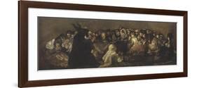 The Witches Sabbath, 1819-23, Black Painting-Francisco de Goya-Framed Premium Giclee Print