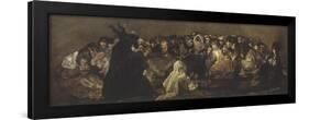 The Witches Sabbath, 1819-23, Black Painting-Francisco de Goya-Framed Giclee Print