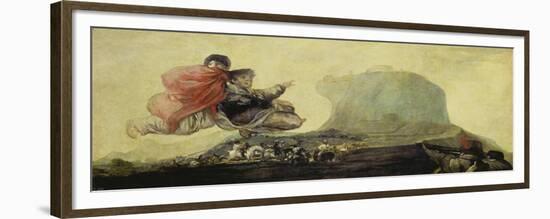 The Witches' Sabbath (Black Painting from the Quinta Del Sordo) 1820-23-Francisco de Goya-Framed Giclee Print
