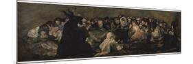 The Witches' Sabbath (Sabbatical Scene)-Francisco de Goya-Mounted Art Print