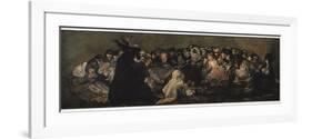 The Witches' Sabbath (Sabbatical Scene)-Francisco de Goya-Framed Premium Giclee Print