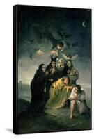 The Witches' Sabbath-Francisco de Goya-Framed Stretched Canvas