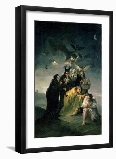 The Witches' Sabbath-Francisco de Goya-Framed Giclee Print