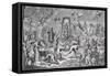 The Witches' Sabbath-Claude Gillot-Framed Stretched Canvas