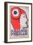 The Witness, Caricature of Marianne, from 'Parlons Francais', 1st July 1934-Paul Iribe-Framed Giclee Print