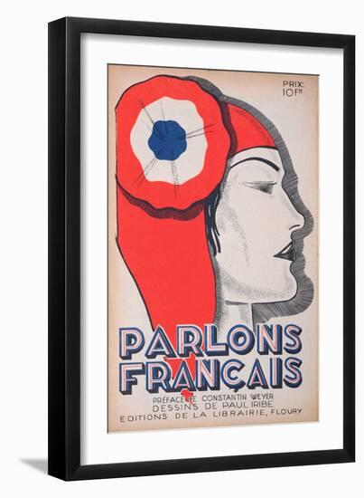 The Witness, Caricature of Marianne, from 'Parlons Francais', 1st July 1934-Paul Iribe-Framed Giclee Print