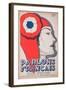 The Witness, Caricature of Marianne, from 'Parlons Francais', 1st July 1934-Paul Iribe-Framed Giclee Print