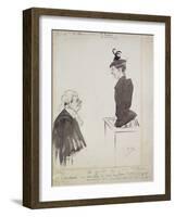 The Witness (Mrs Chant), 1894-Philip William May-Framed Giclee Print