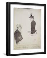 The Witness (Mrs Chant), 1894-Philip William May-Framed Giclee Print