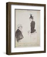 The Witness (Mrs Chant), 1894-Philip William May-Framed Giclee Print