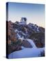The Wiyn Observatory on Top of Snow Capped Kitt Peak, Arizona-null-Stretched Canvas