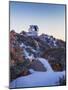 The Wiyn Observatory on Top of Snow Capped Kitt Peak, Arizona-null-Mounted Photographic Print