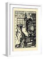 The Wizard And His Tiger-M.M. Cranil-Framed Art Print