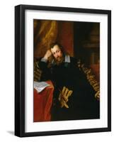 'The Wizard Earl', Henry Percy, 9Th Earl of Northumberland, 1635 (Oil on Canvas)-Anthony Van Dyck-Framed Giclee Print