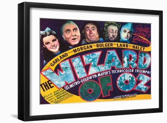 The Wizard of Oz, 1939-null-Framed Art Print