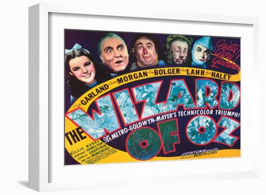 The Wizard of Oz, 1939-null-Framed Art Print