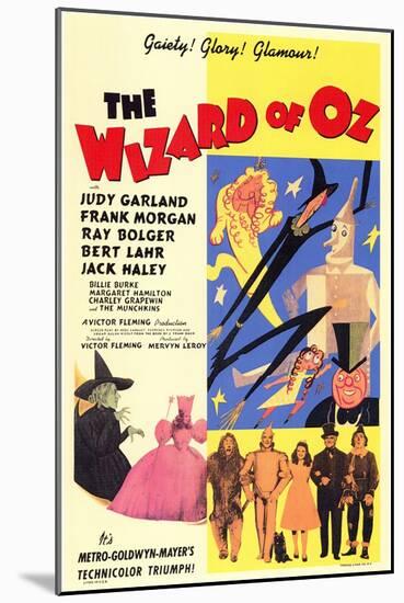 The Wizard of Oz, 1939-null-Mounted Art Print