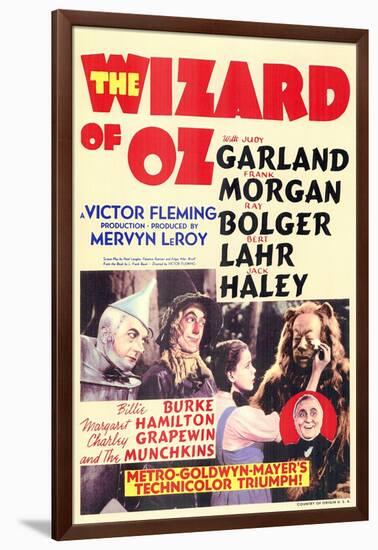 The Wizard of Oz, 1939-null-Framed Art Print