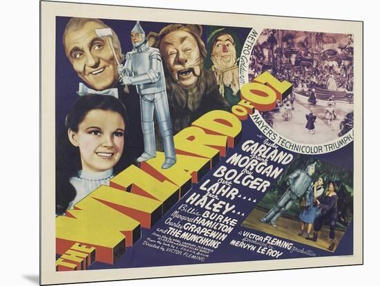 The Wizard of Oz, 1939-null-Mounted Art Print