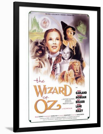 The Wizard of Oz, 1939-null-Framed Poster