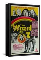 The Wizard of Oz, Australian Movie Poster, 1939-null-Framed Stretched Canvas