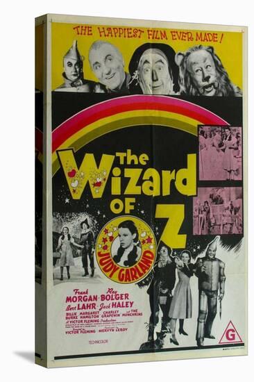 The Wizard of Oz, Australian Movie Poster, 1939-null-Stretched Canvas