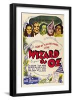 The Wizard of Oz, Australian Movie Poster, 1939-null-Framed Art Print