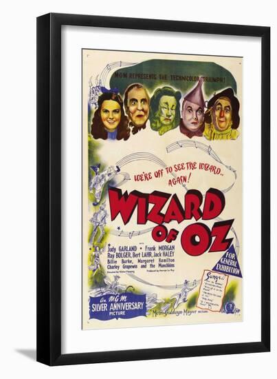 The Wizard of Oz, Australian Movie Poster, 1939-null-Framed Art Print