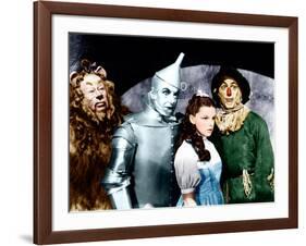 The Wizard of Oz, Bert Lahr, Jack Haley, Judy Garland, Ray Bolger, 1939-null-Framed Photo