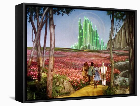 The Wizard of Oz, Bert Lahr, Ray Bolger, Judy Garland, Jack Haley, 1939-null-Framed Stretched Canvas