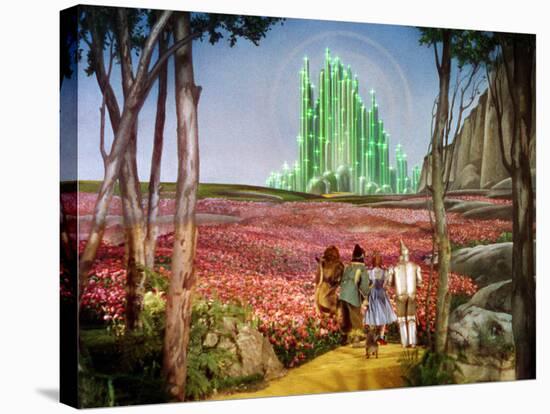 The Wizard of Oz, Bert Lahr, Ray Bolger, Judy Garland, Jack Haley, 1939-null-Stretched Canvas