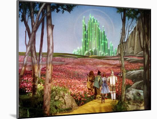 The Wizard of Oz, Bert Lahr, Ray Bolger, Judy Garland, Jack Haley, 1939-null-Mounted Photo