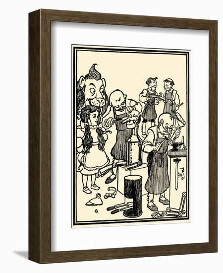The Wizard of Oz by L Frank Baum-William Wallace Denslow-Framed Giclee Print